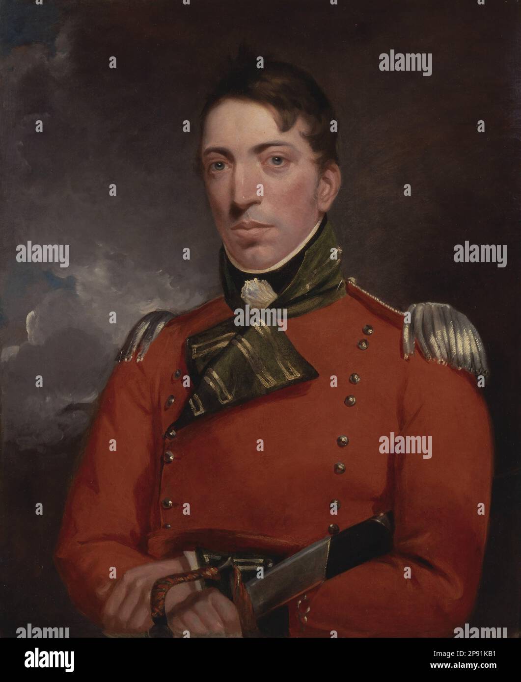 Capitaine Richard Gubbins entre 1804 et 1805 par John Constable Banque D'Images