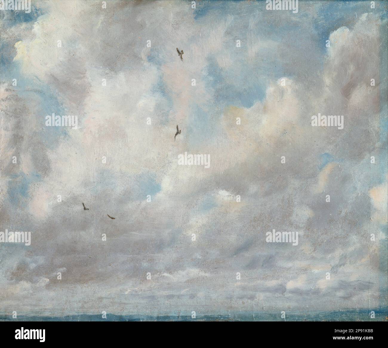 Étude sur le Cloud 1821 de John Constable Banque D'Images
