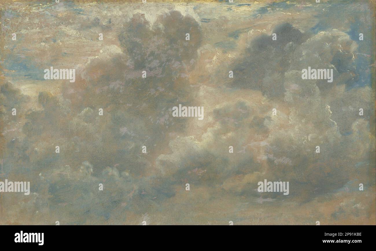 Étude sur le Cloud 1822 de John Constable Banque D'Images