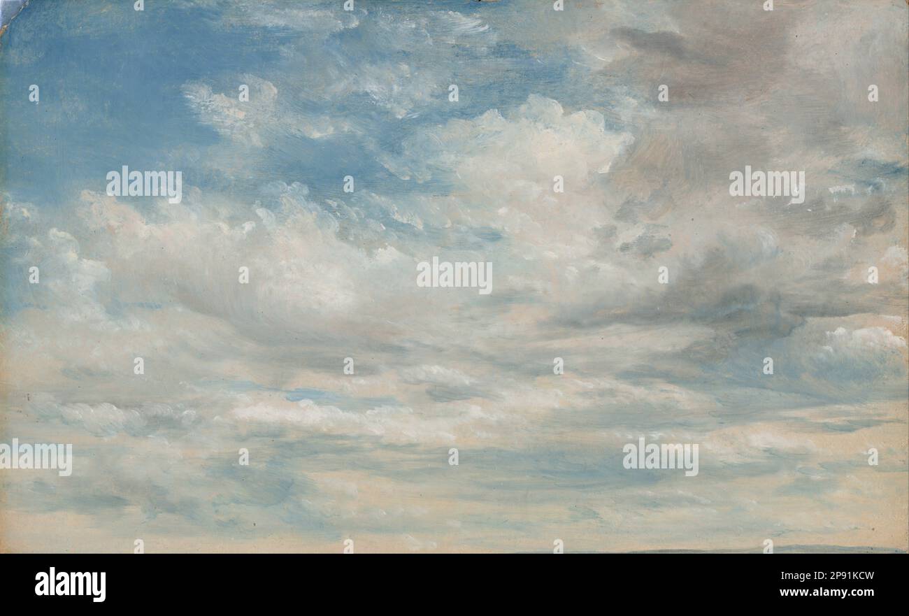 Nuages 1822 par John Constable Banque D'Images