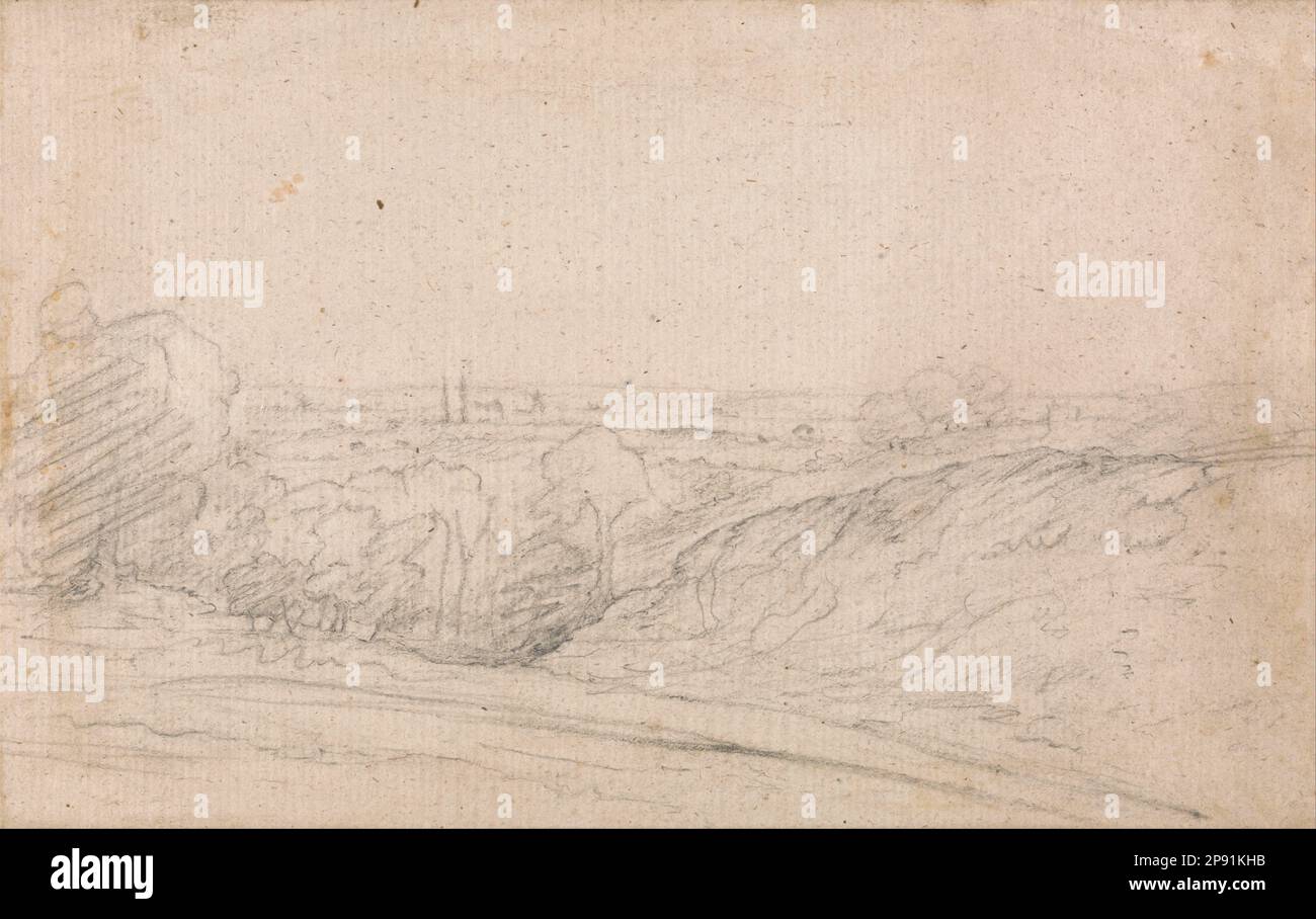 Dedham Vale de Langham entre 1803 et 1837 par John Constable Banque D'Images