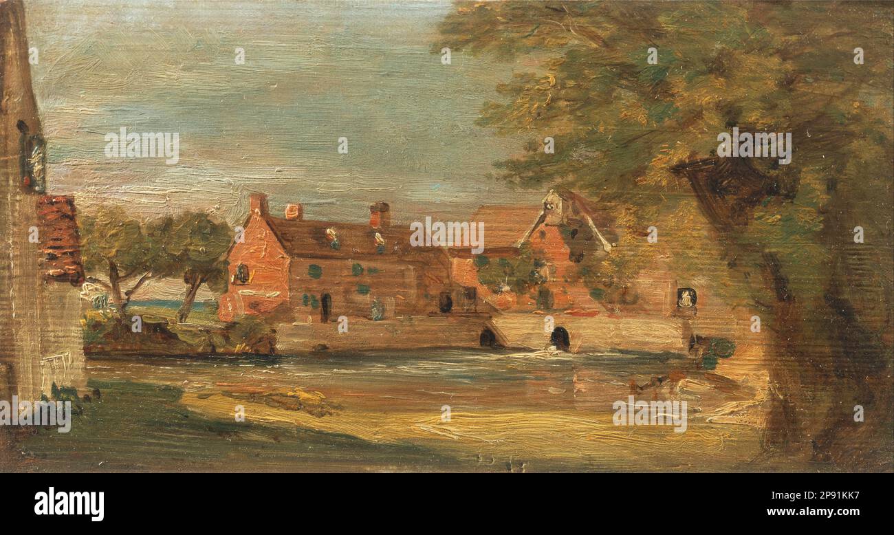 Flatford Mill entre 1810 et 1811 par John Constable Banque D'Images