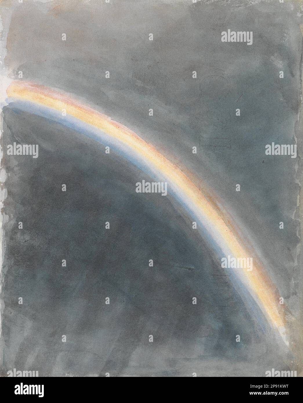 Étude de ciel avec Rainbow 1827 par John Constable Banque D'Images