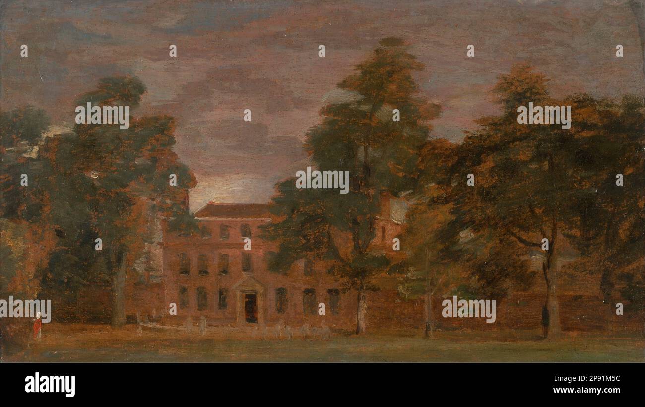 West Lodge, East Bergholt entre 1813 et 1816 par John Constable Banque D'Images