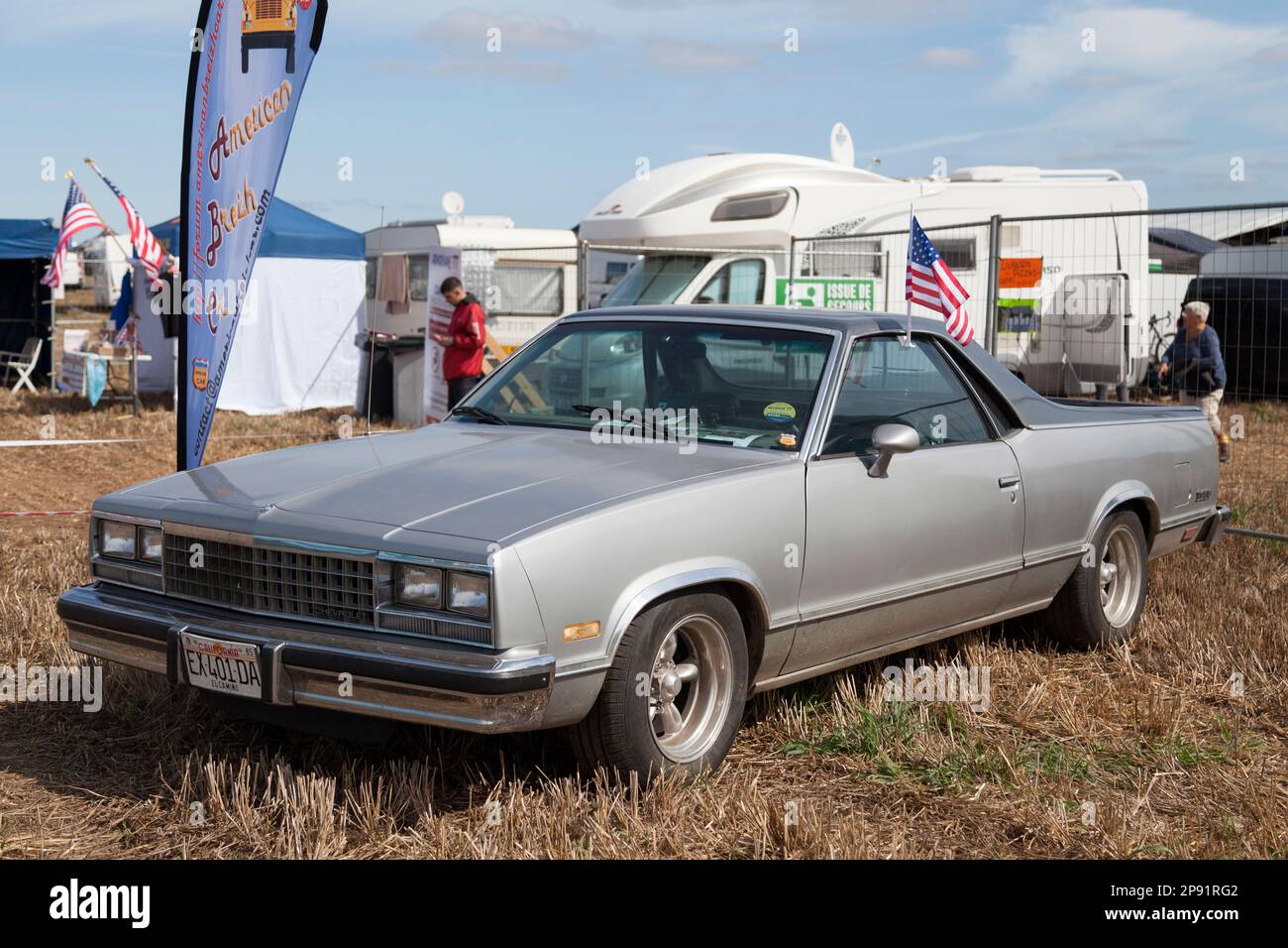 Pleyber-Christ, France - août 26 2022 : le Chevrolet El Camino est un coupé utilitaire produit par Chevrolet Banque D'Images