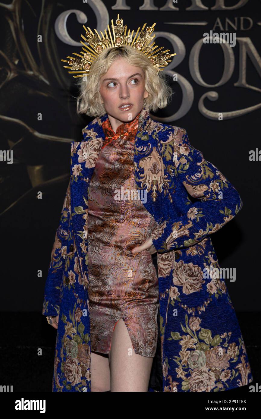 Tessa Netting assiste aux arrivées de Netflix Shadow and Bone Premiere au Tudum Theatre de Los Angeles, CA sur 9 mars 2023. (Photo de Corine Solberg/Sipa USA) Banque D'Images