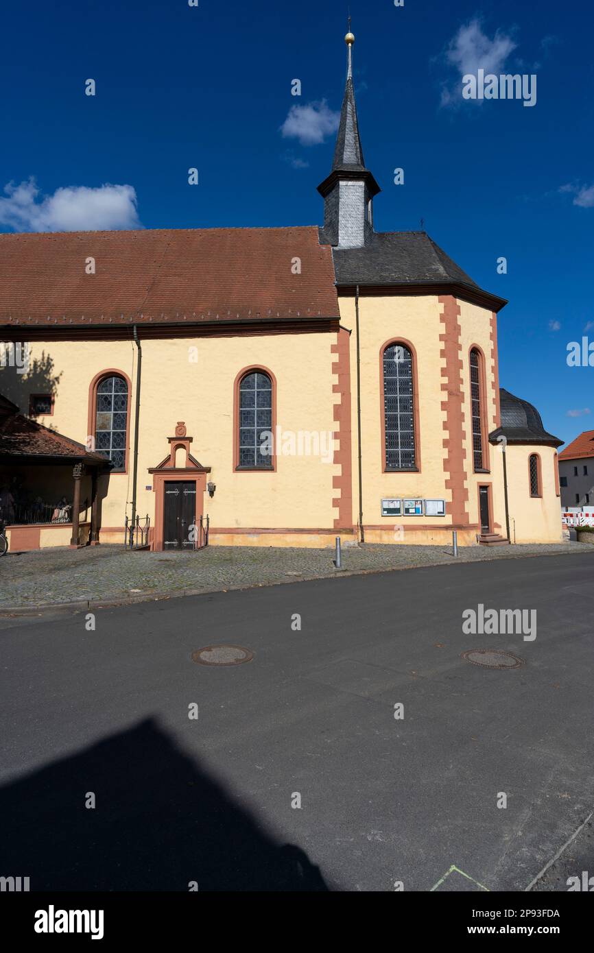 Chapelle Maria Hilf à Zellingen am main, comté de main-Spessart, Basse-Franconie, Bavière, Allemagne Banque D'Images