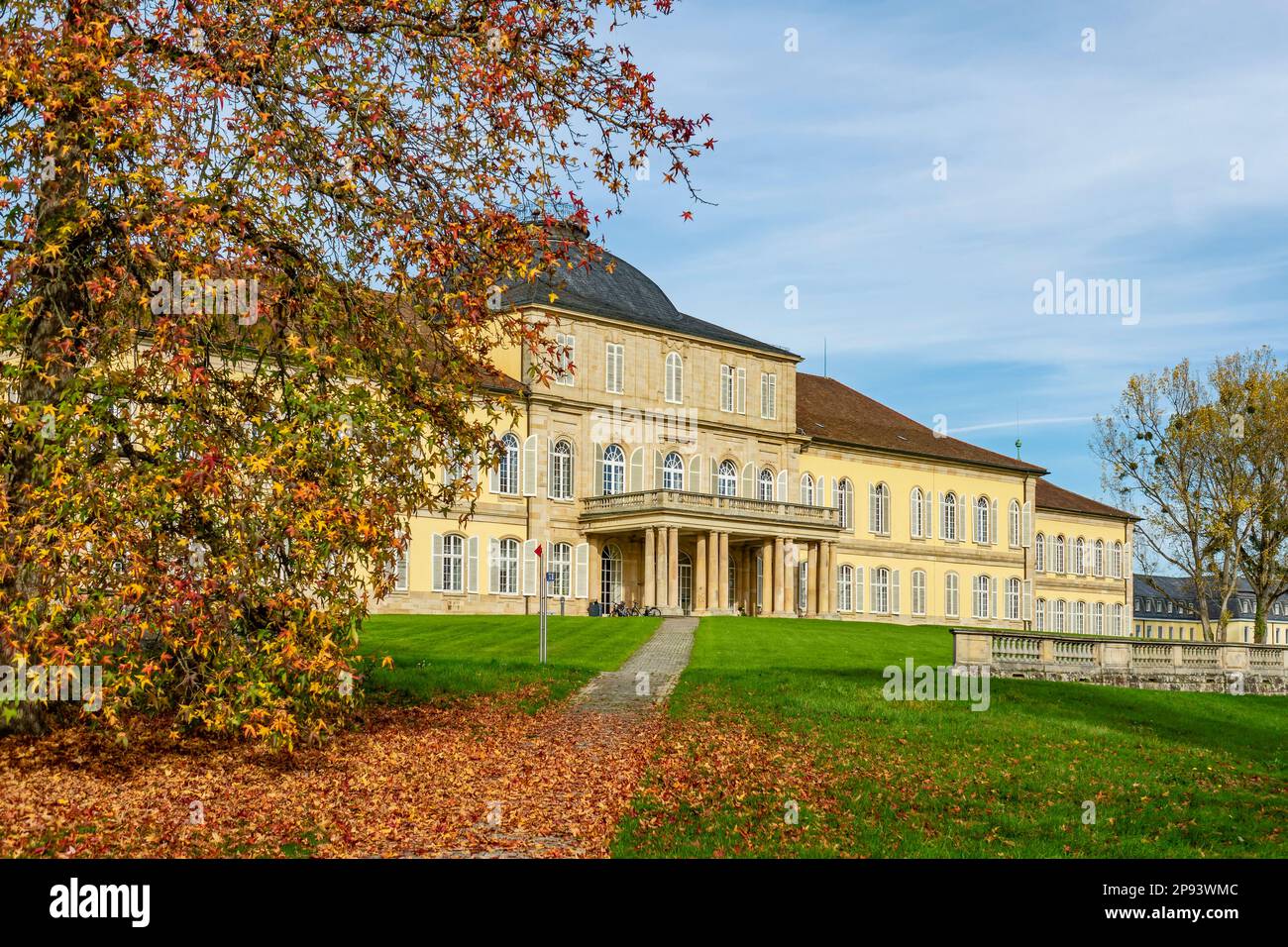 Château de Hohenheim, Stuttgart, Bade-Wurtemberg, Allemagne Banque D'Images
