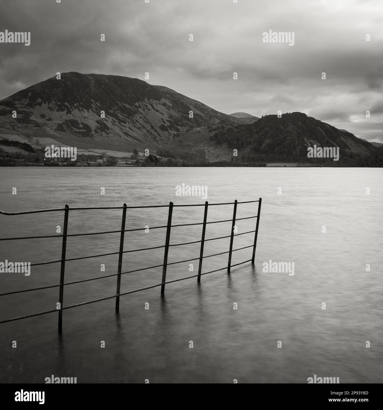 Angleterre, Cumbria, parc national de Lake District. Ennerdale Water, un lac éloigné situé dans le district de North-West Lake. Banque D'Images