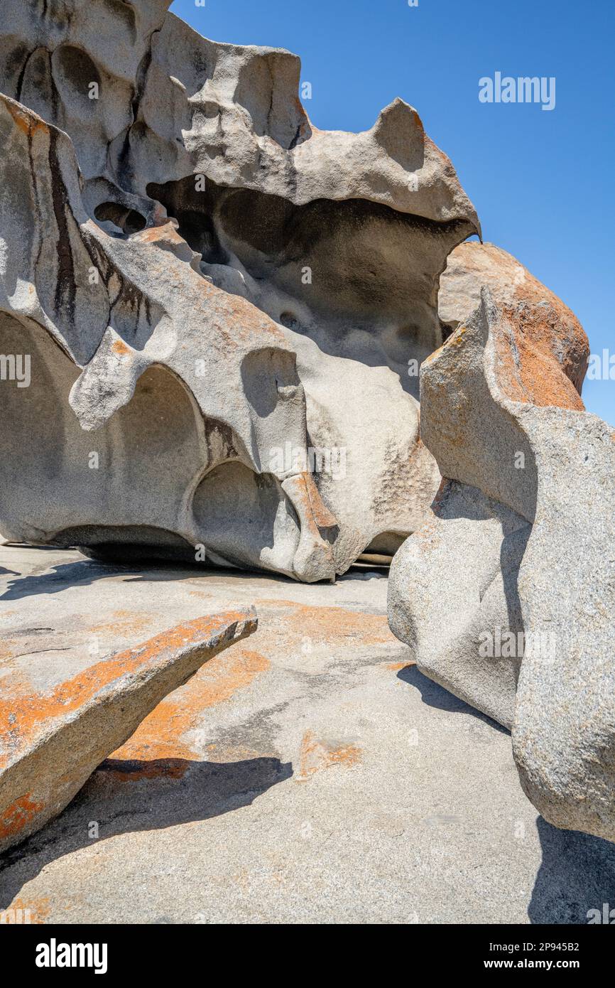 Remarkable Rocks, parc national de Flinders Chase, Kangaroo Island, Australie du Sud, Australie Banque D'Images