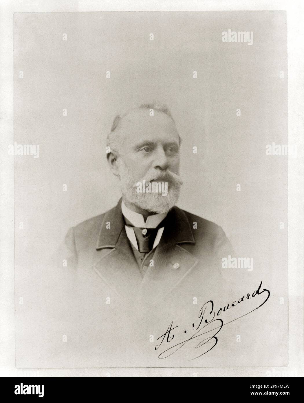 L'ornithologue français ADOLPHE BOUCARD ( 1839 - 1905 ) - ORNITOLOGIA - ORNITOLOGO - ORNITHOLOGIE - scientifique - foto storiche - foto storica - scienziato - scientifique - portrait - ritratto - FRANCE - FRANCIA - barba - barbe - BIOLOGISTE - SCIENZA - SCIENCE - BIOLOGISTE - BIOLOGO - BIOLOGIA - cravate - cravatta - collier - colletto - Ancien homme - uomo anziano vecchio - signature - firma - autografo - autographe --- Archivio GBB Banque D'Images