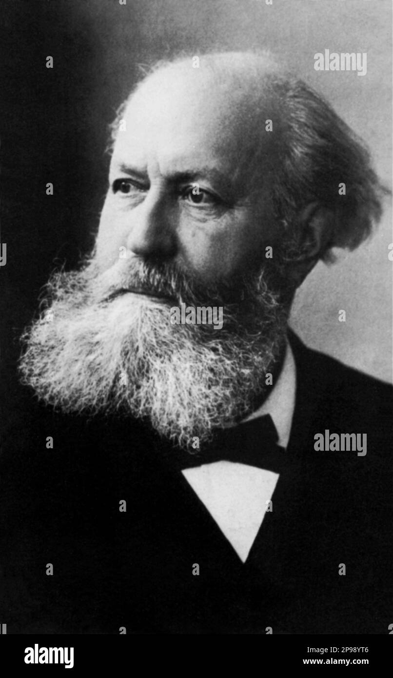 La musique française Opéra compositeur CHARLES GOUNOD ( Paris 1818 - 1893 ) - MUSICA CLASSICA - classique - OPERA LIRICA - COMPOSITORE - barba - barbe - vieil homme - uomo vecchoio - anziano- COMPOSIORE - PORTRAIT - RITRATTO - MUSICISTA - MUSICA - BARBE - BARBA - papilon - CRAVATTA - TIE --- Archivio GBB Banque D'Images