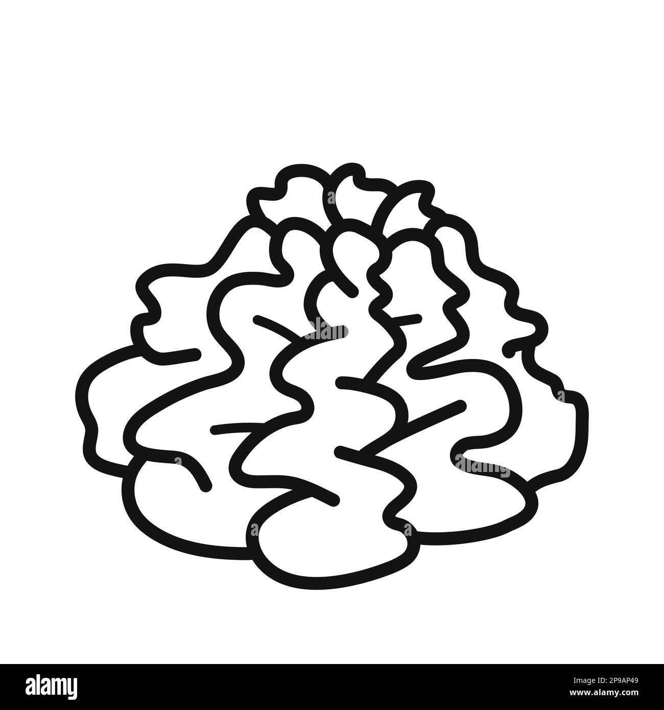 Wasabi. Raifort japonais pour sushi. Élément alimentaire japonais. Illustration vectorielle plate colorée dessinée à la main, isolée sur fond blanc. Illustration de Vecteur