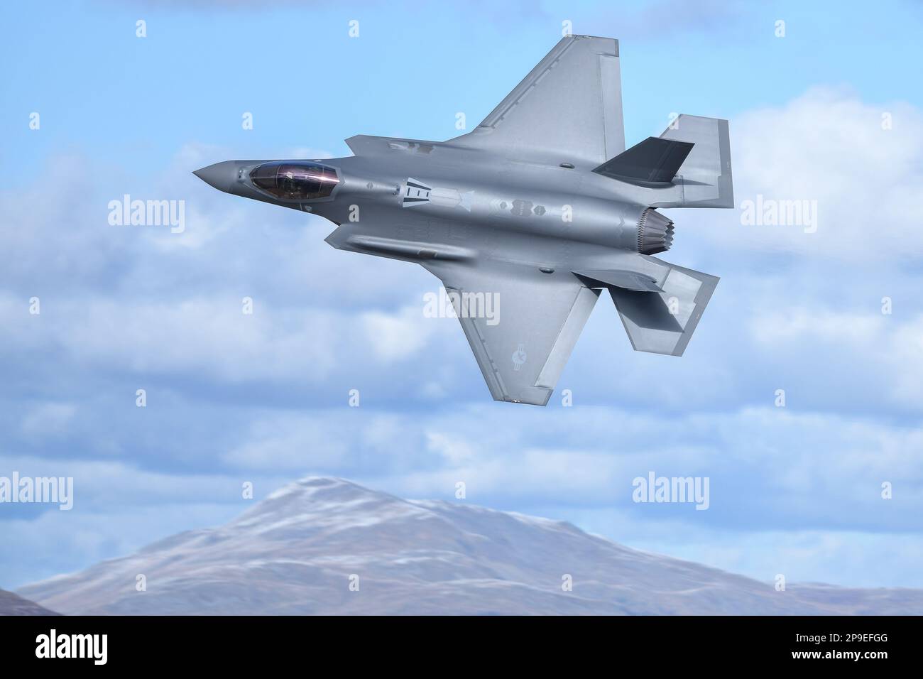 Boucle Mach F-35 Banque D'Images