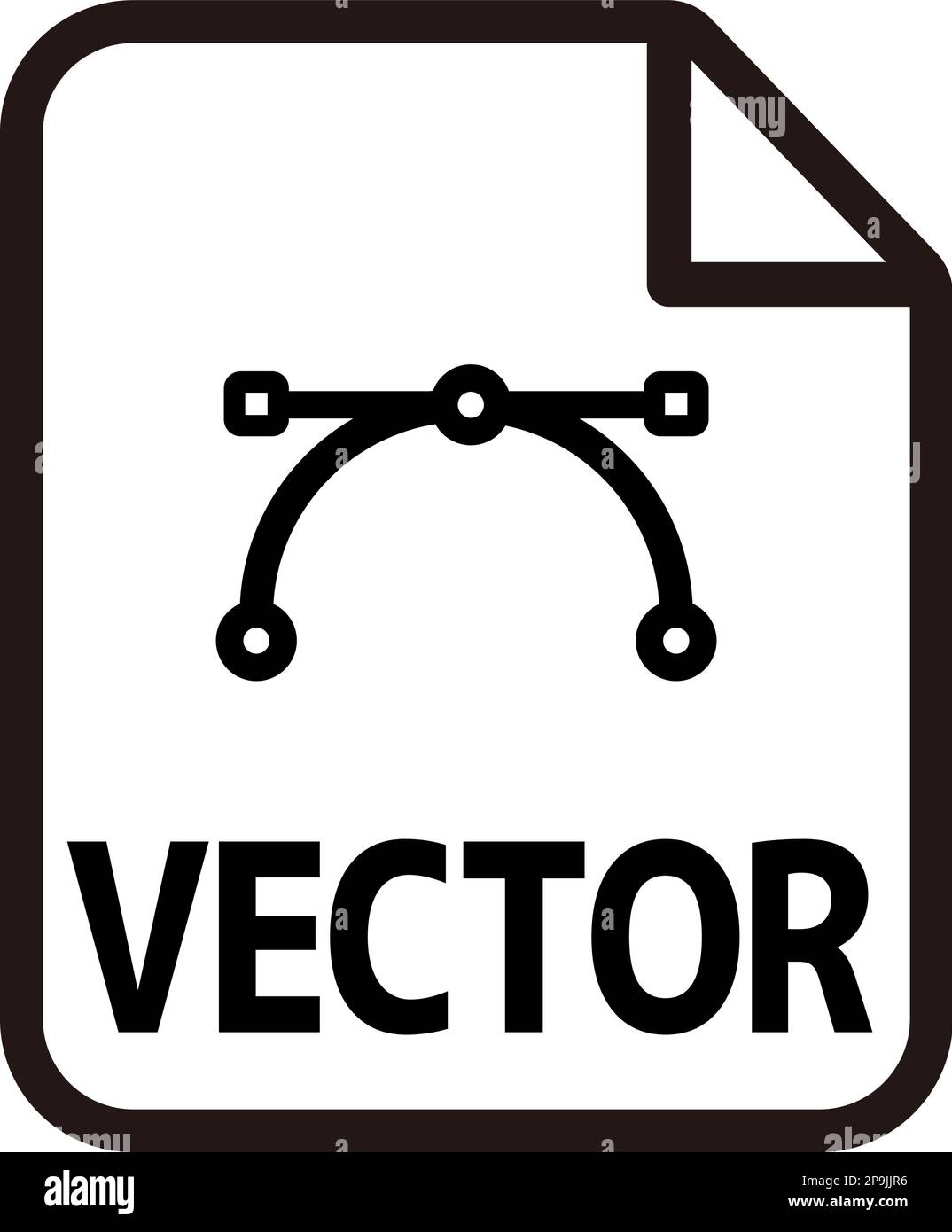 Illustration d'icône de vecteur de type de fichier divers | vecteur Illustration de Vecteur