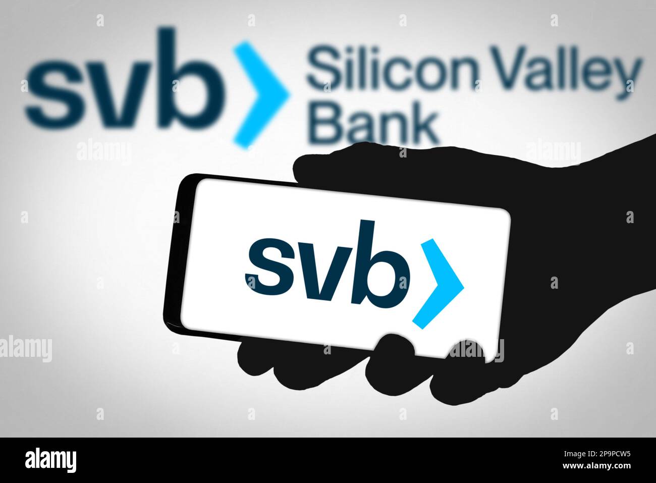 SVB Banque de la Silicon Valley Banque D'Images