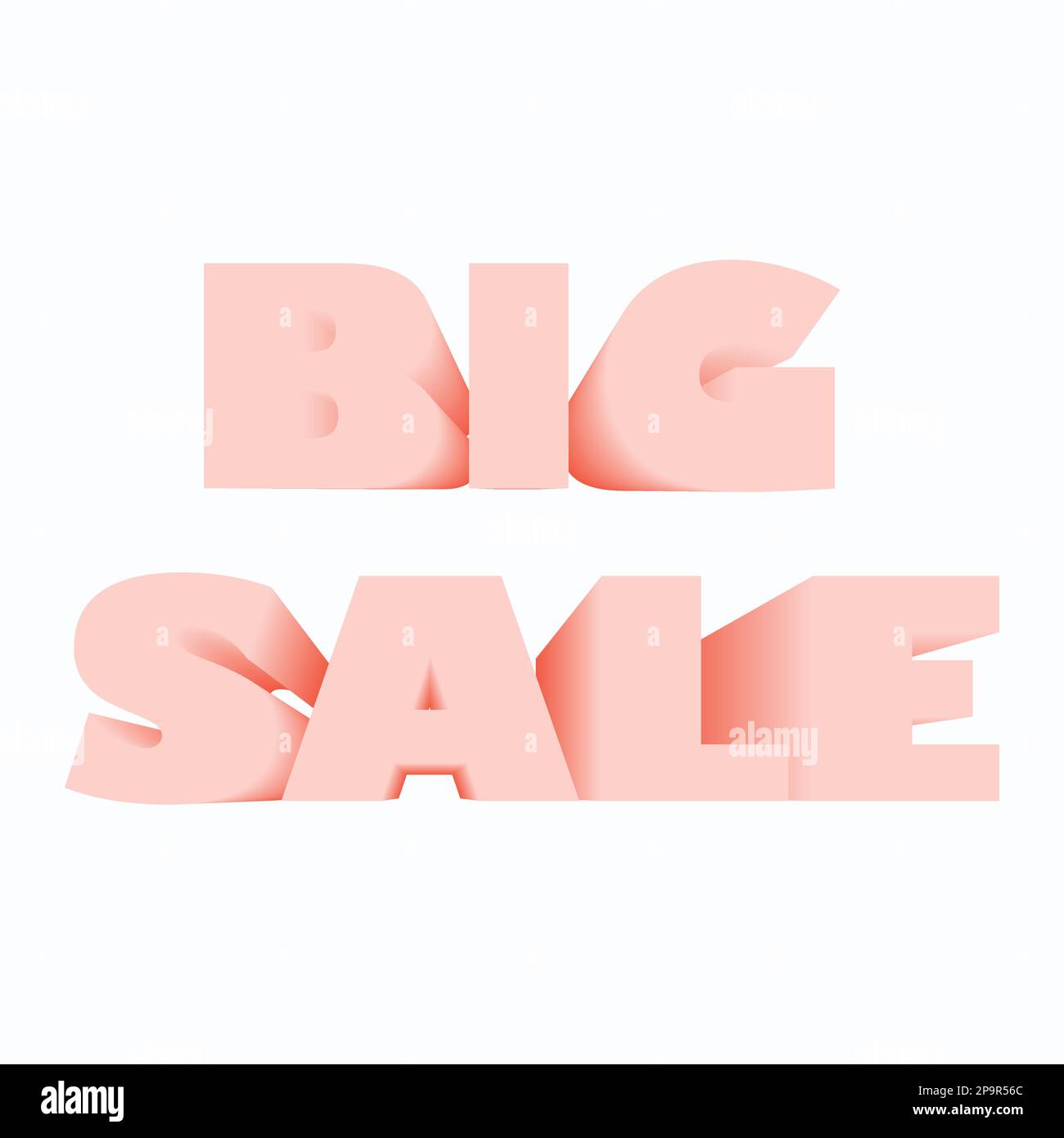 Solde 3D texte Illustration de Vecteur