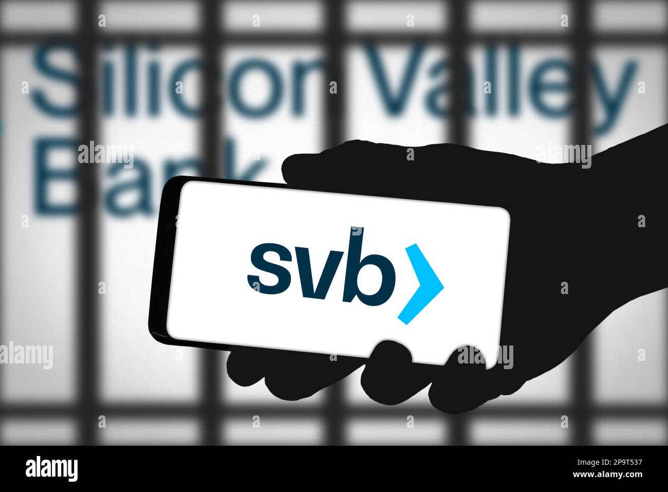 SVB Silicon Valley Bank à Santa Clara, Californie Banque D'Images