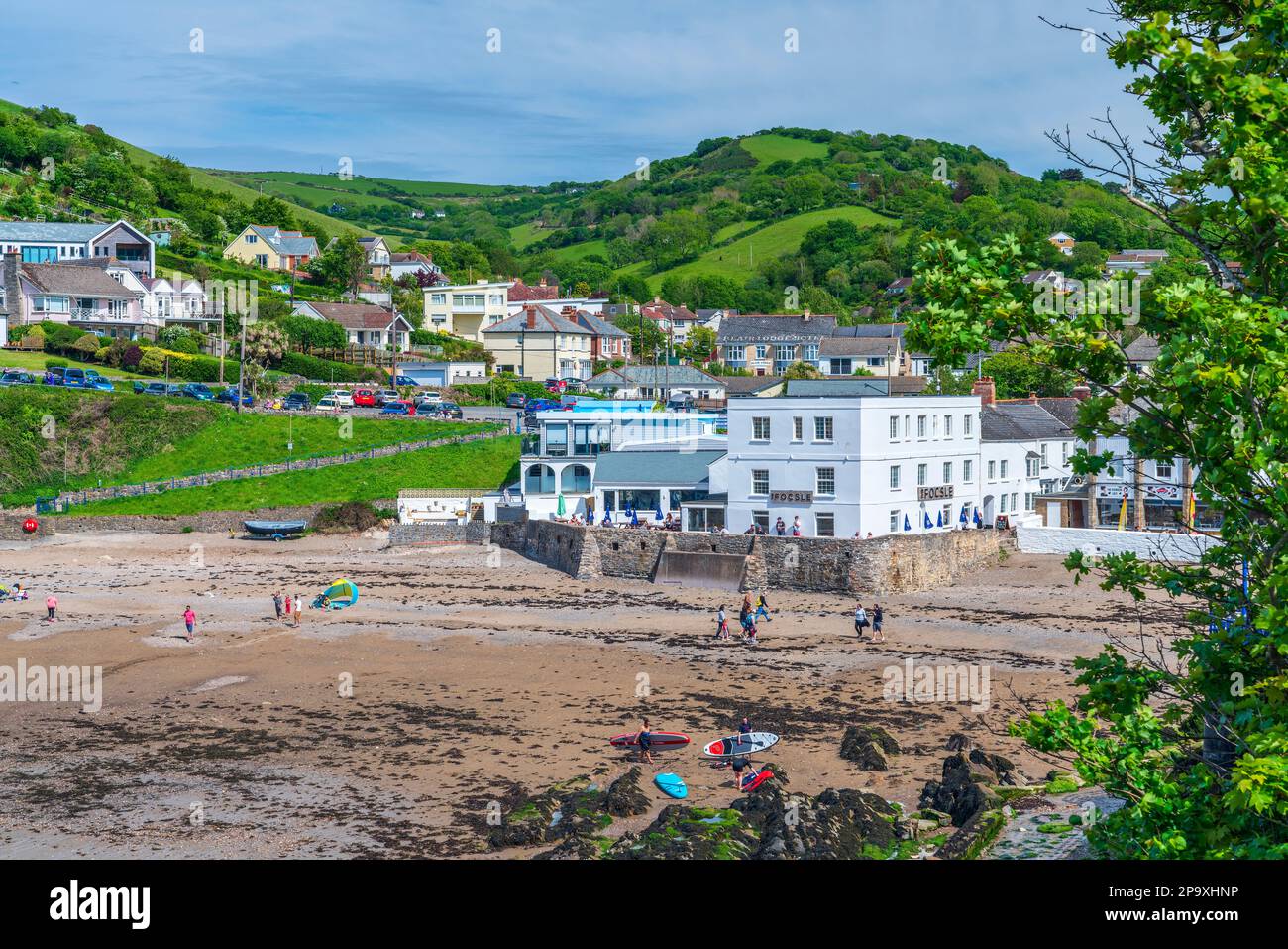 Combe Martin, Devon, Angleterre, Royaume-Uni, Europe Banque D'Images