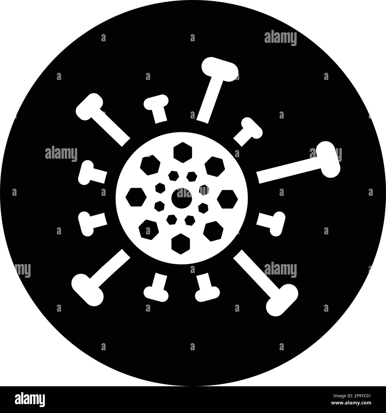 Bactéries, immunité, infection, icône de virus. Parfait pour la conception et le développement de sites Web, de fichiers imprimés et de présentations, d'images de stock, de Promot Illustration de Vecteur