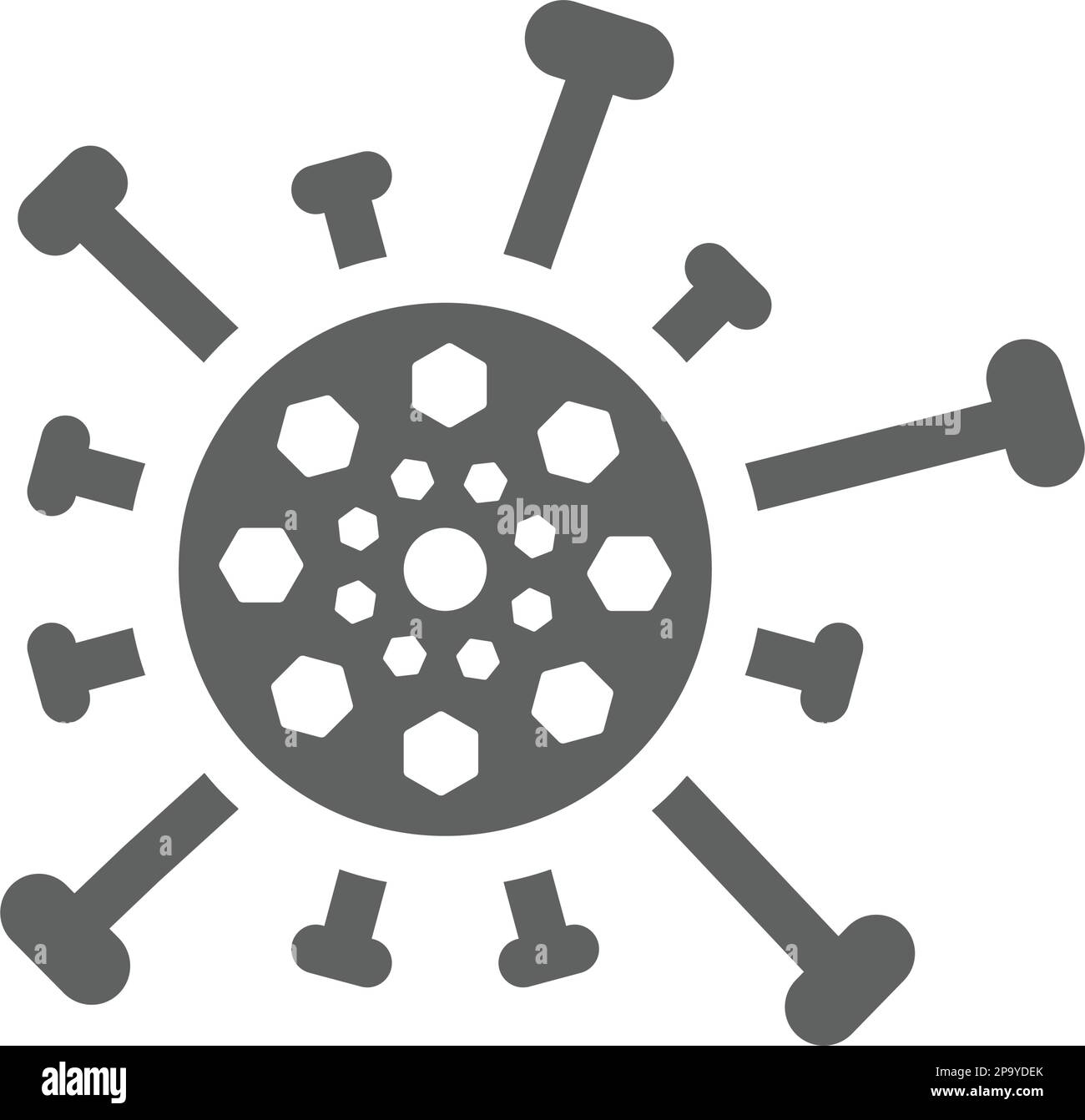 Bactéries, immunité, infection, icône de virus. Parfait pour la conception et le développement de sites Web, de fichiers imprimés et de présentations, d'images de stock, de Promot Illustration de Vecteur