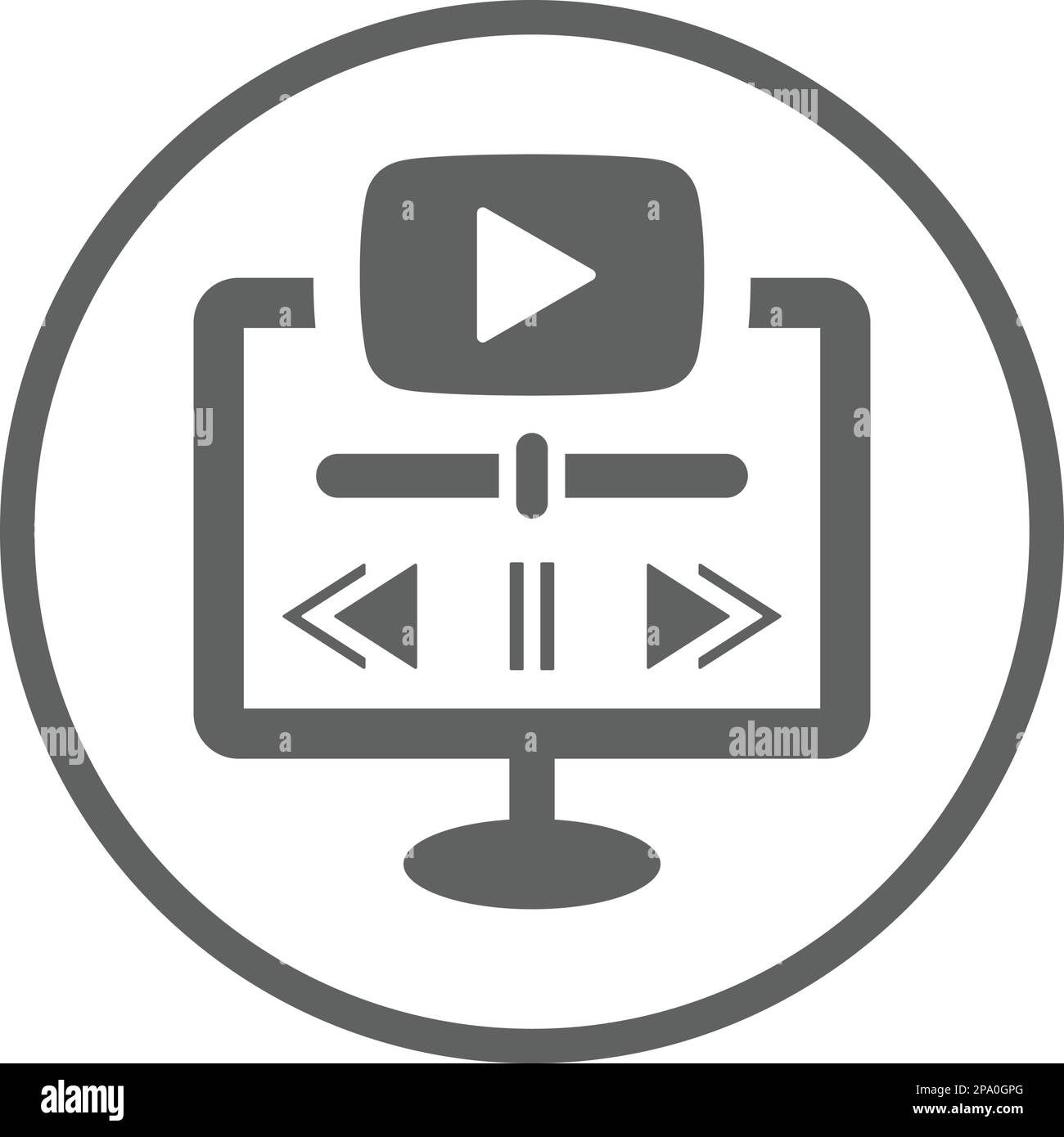 Lecteur, vidéo, icône de lecture multimédia - utilisation parfaite pour concevoir et développer des sites Web, des fichiers imprimés et des présentations, des supports promotionnels, Ilustreti Illustration de Vecteur