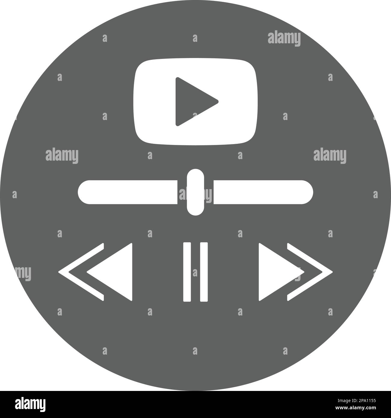 Lecture vidéo, icône de lecteur - idéal pour la conception et le développement de sites Web, de fichiers imprimés et de présentations, de supports promotionnels, d'illustrations ou Illustration de Vecteur