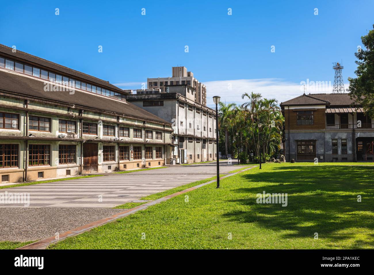 17 novembre 2022: Parc des industries culturelles et créatives Hualien, alias une zone, dans la ville de hualien, taïwan. Le bâtiment était le site de brassage du vin rouge Banque D'Images