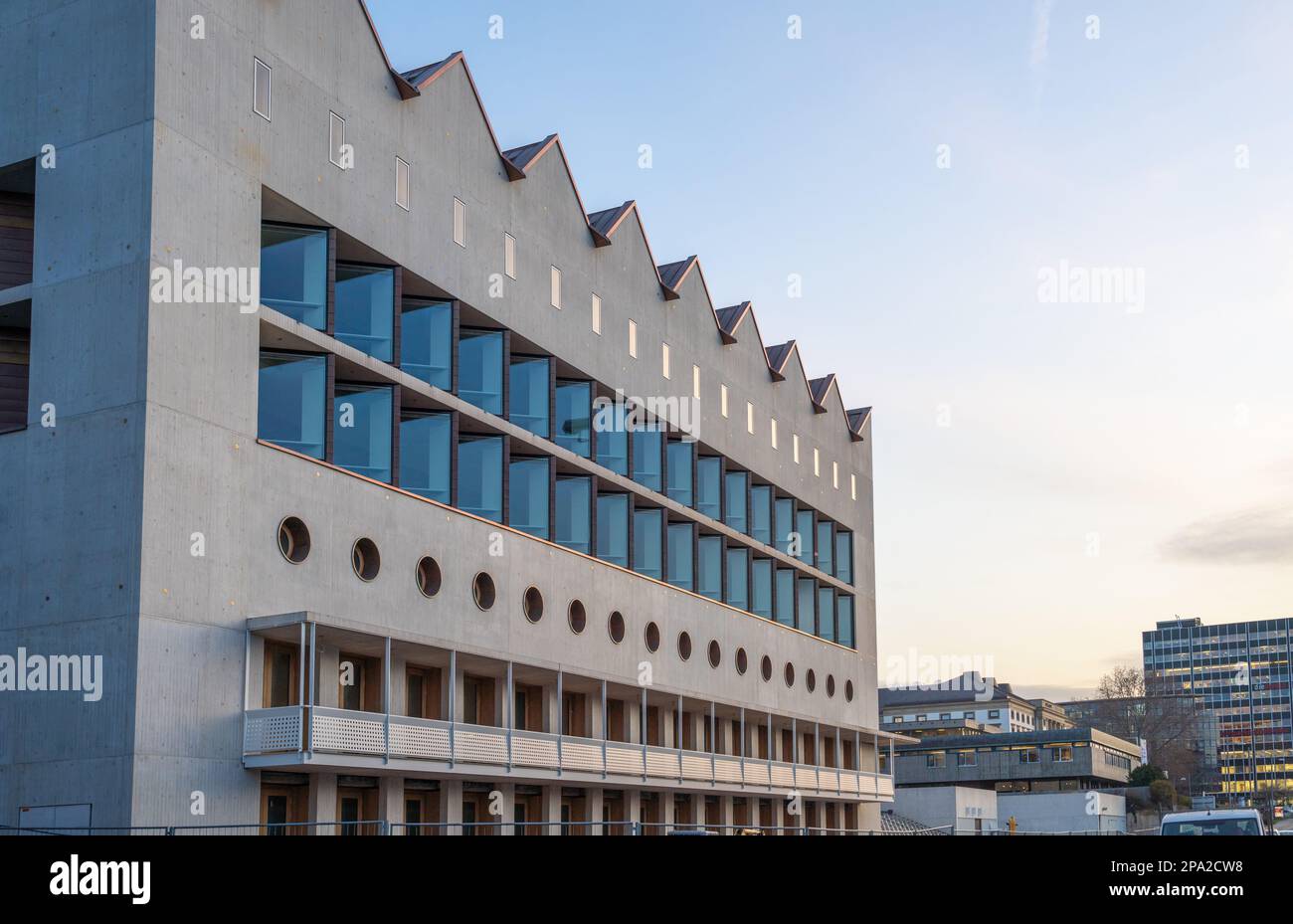 Bibliothèque d'état du Wurttemberg (Wurttembergische Landesbibliothek) - Stuttgart, Allemagne Banque D'Images