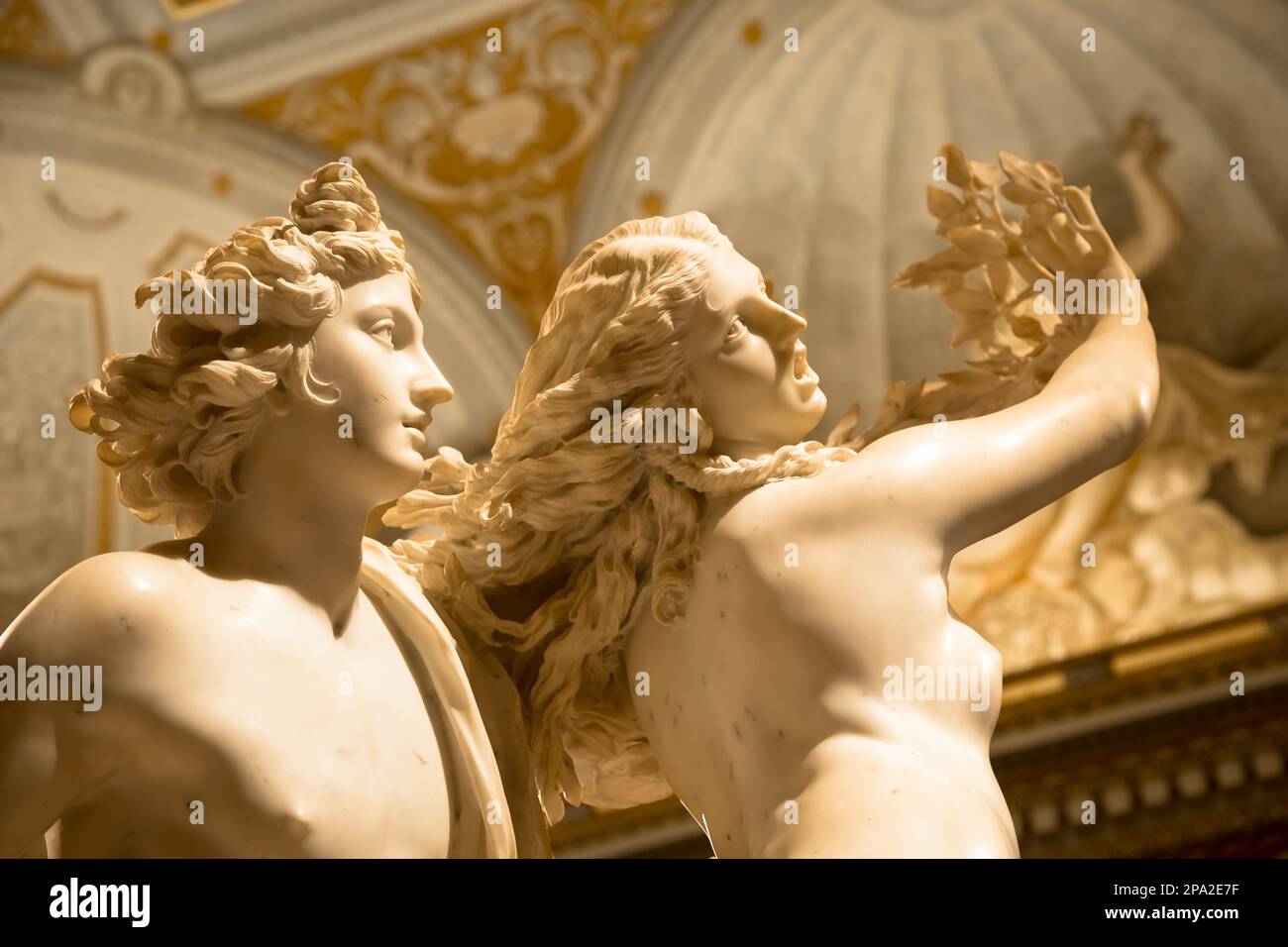 ROME, ITALIE - 24 août 2018 : Gian Lorenzo Bernini, chef-d'Apollo e Dafne, daté 1625 Banque D'Images