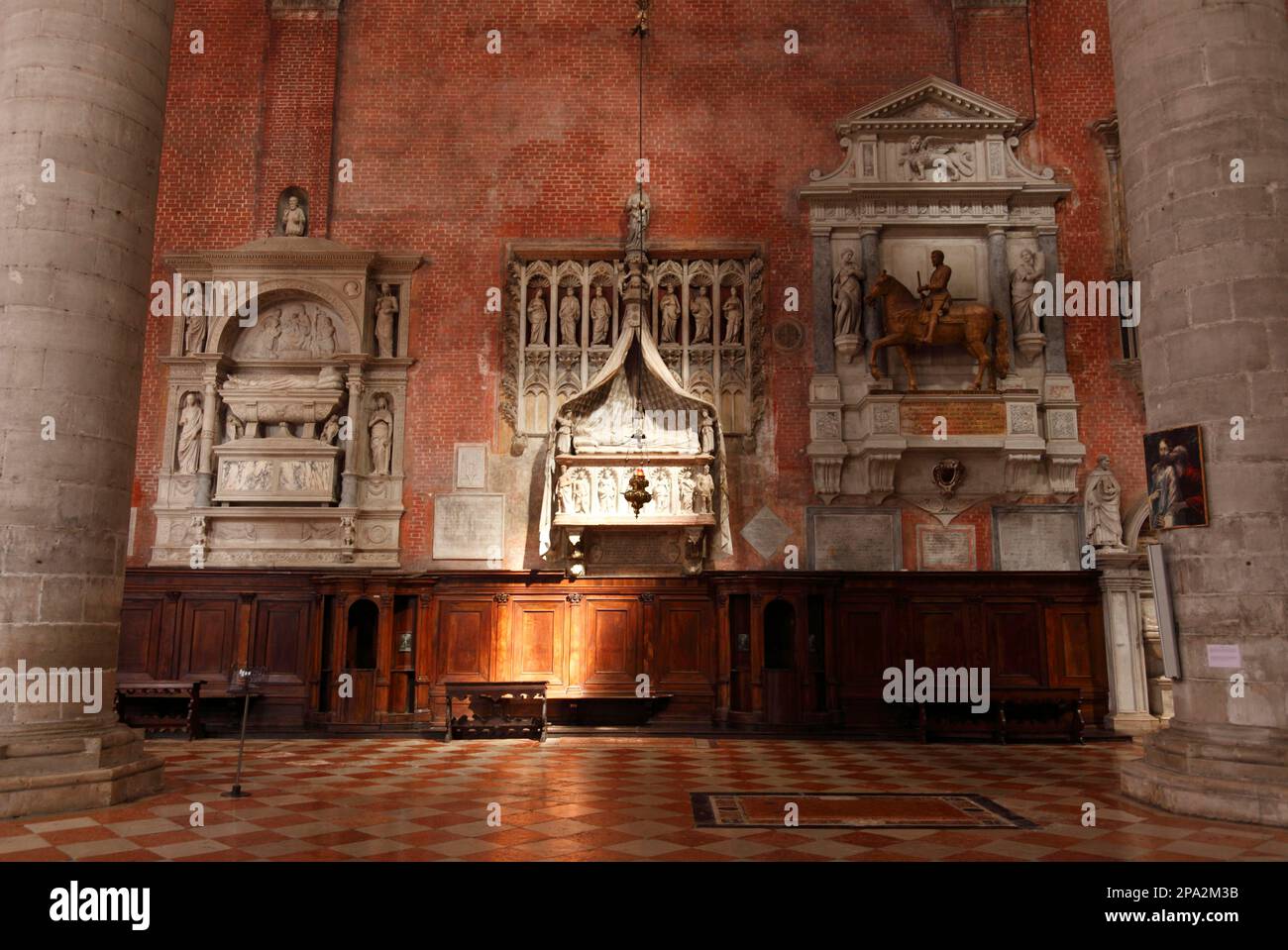 Eglise de Santi Giovanni e Paolo, (San Zanipolo), Venise, Italie Banque D'Images