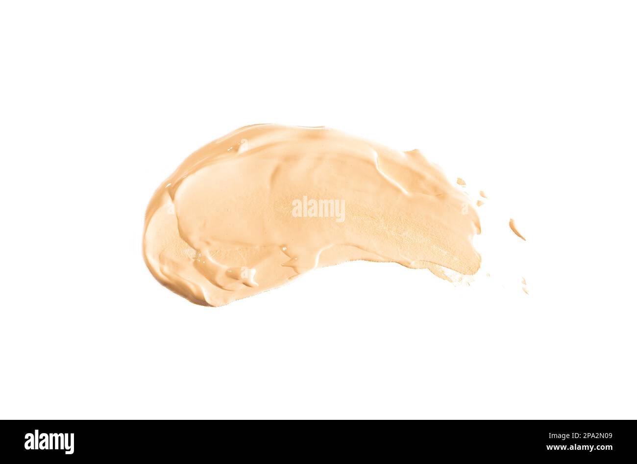 Correction du frottis du correcteur, isolé sur fond blanc. Banque D'Images