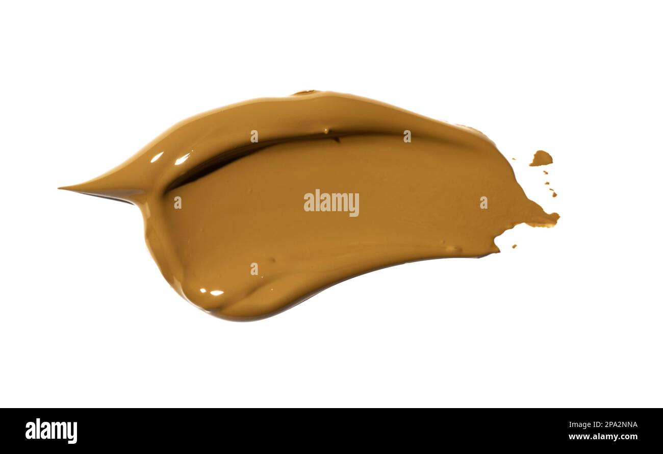 Correction du frottis du correcteur, isolé sur fond blanc. Banque D'Images