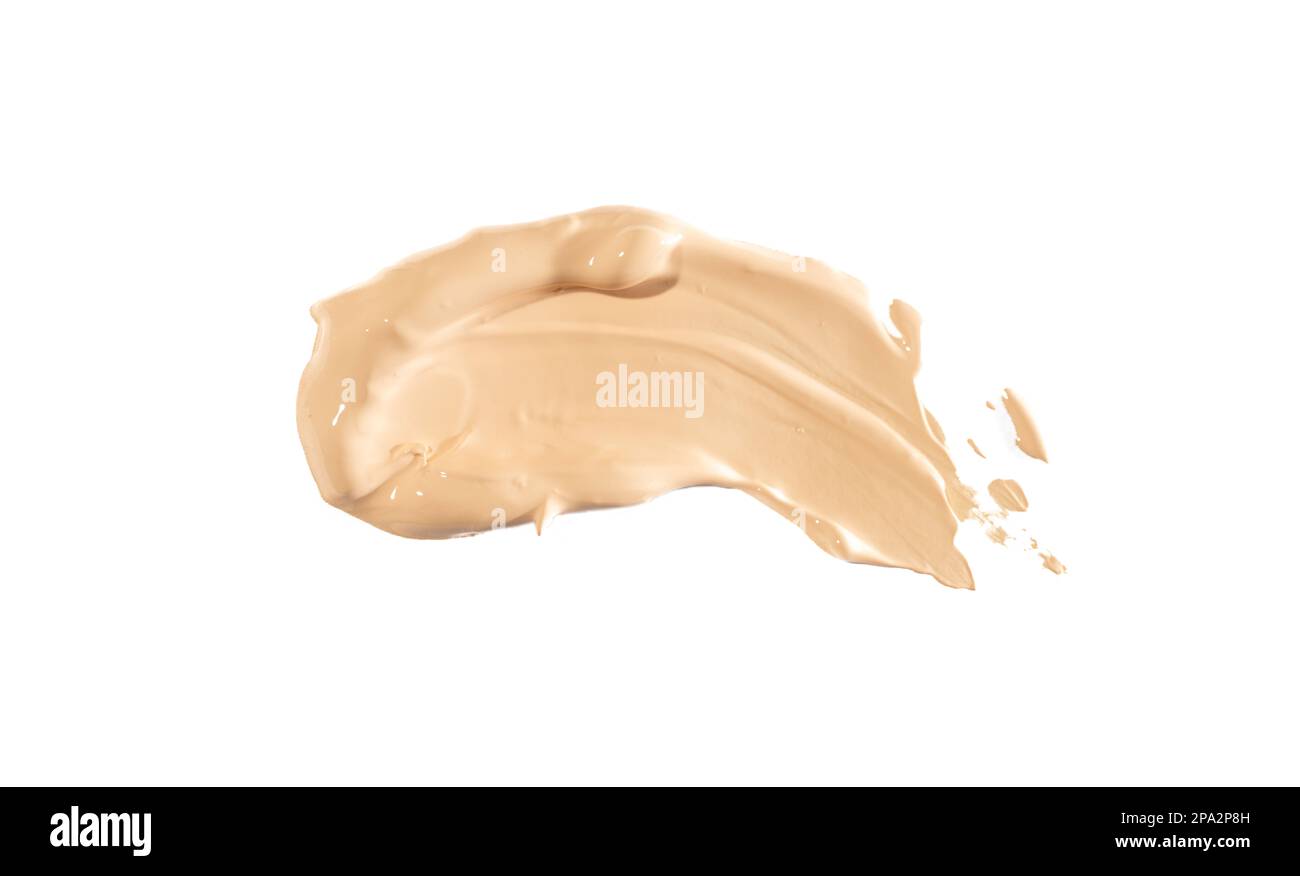 Correction du frottis du correcteur, isolé sur fond blanc. Banque D'Images