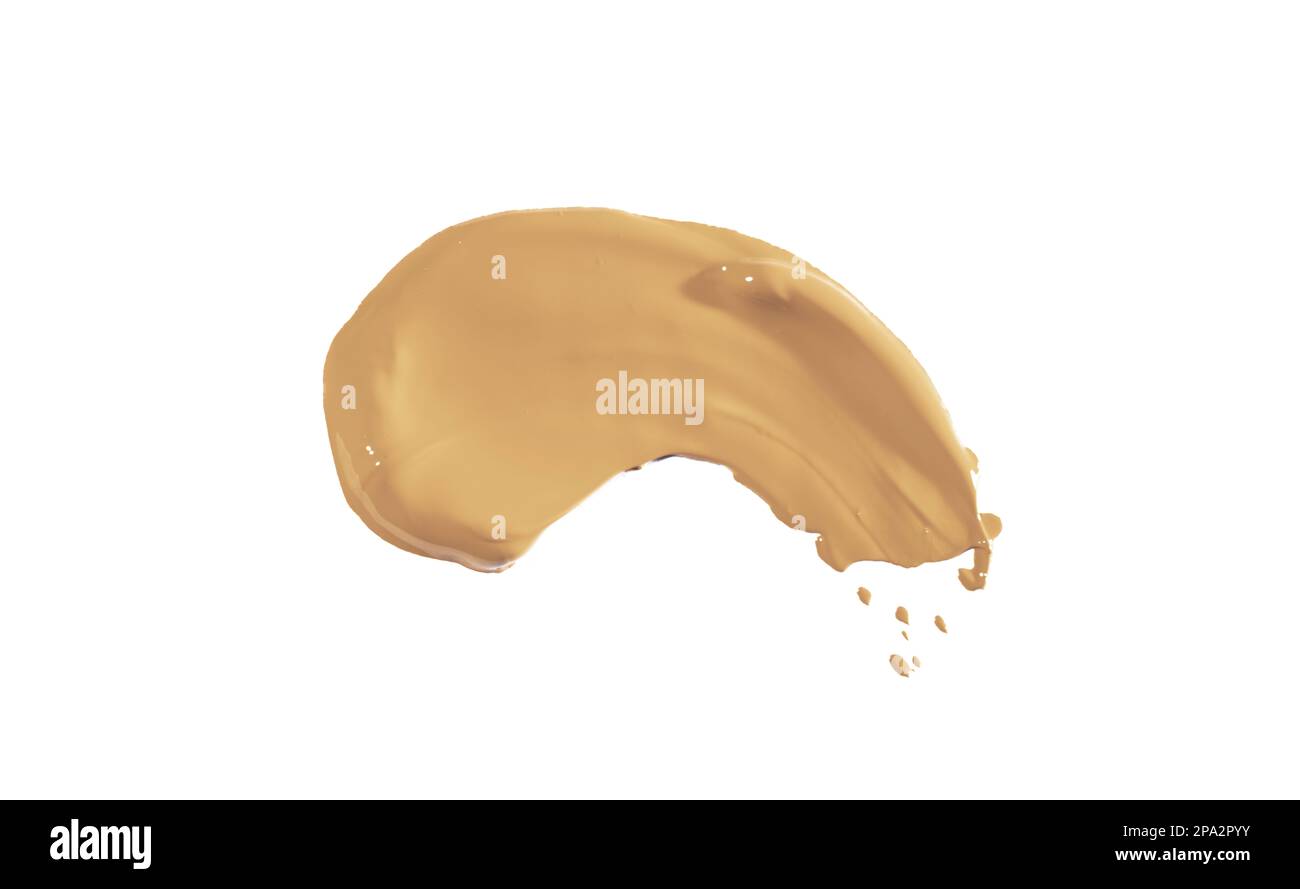 Correction du frottis du correcteur, isolé sur fond blanc. Banque D'Images