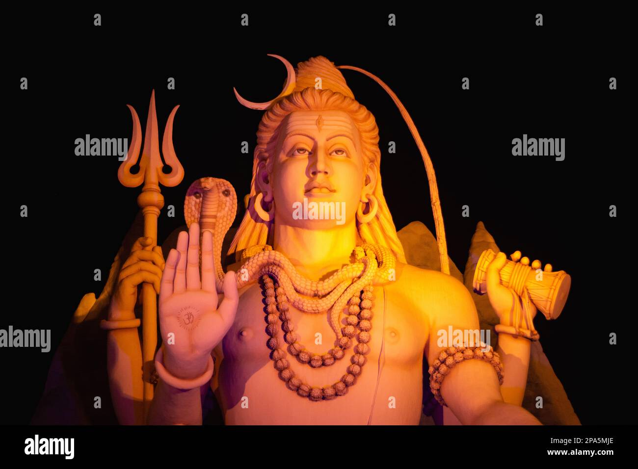 Belle statue de Lord Shiva Banque D'Images