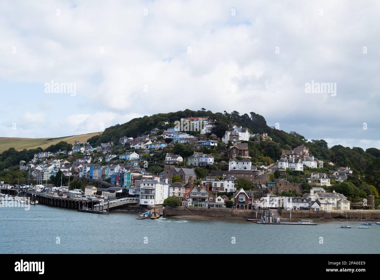 Belles rives de la rivière Dart. Dartmouth, Devon, Royaume-Uni. 26.09.2022 Banque D'Images