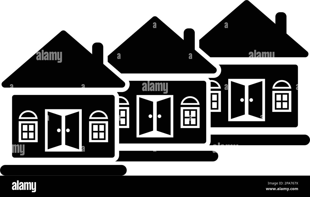 Appartement, maison, icône de propriété, graphiques vectoriels pour une utilisation variée. Illustration de Vecteur