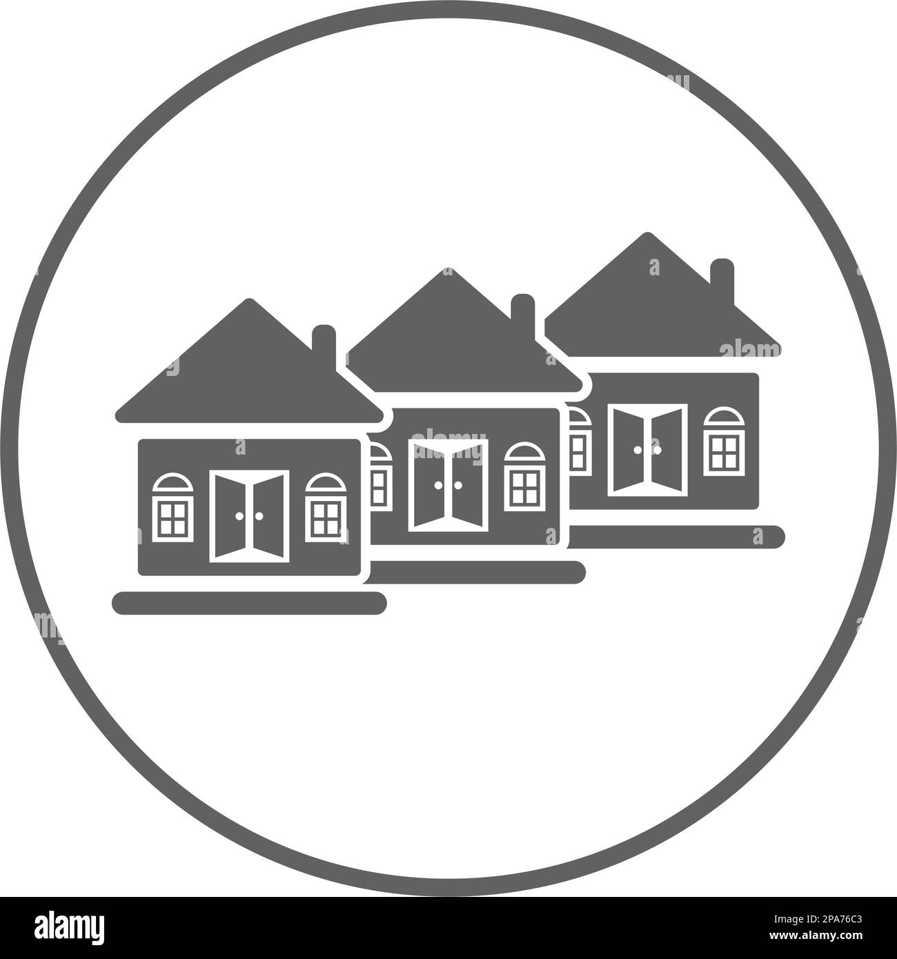 Appartement, maison, icône de propriété, graphiques vectoriels pour une utilisation variée. Illustration de Vecteur