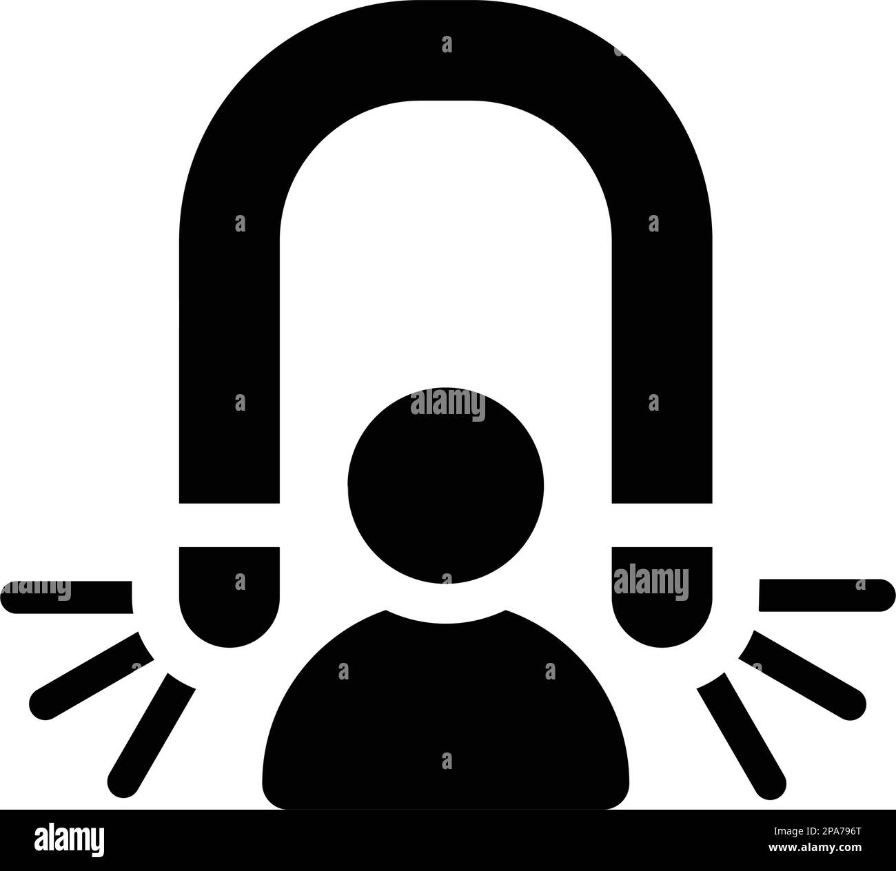 Attirer l'icône du client - fichier EPS vectoriel simple et modifiable. Illustration de Vecteur