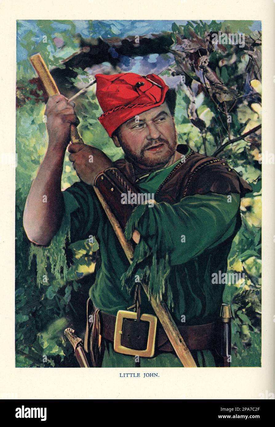 ALAN HALE dans LES AVENTURES DE ROBIN HOOD 1938 réalisateurs MICHAEL CURTIZ et WILLIAM KEIGHLEY costumes Milo Anderson musique Erich Wolfgang Korngold Warner Bros. Banque D'Images