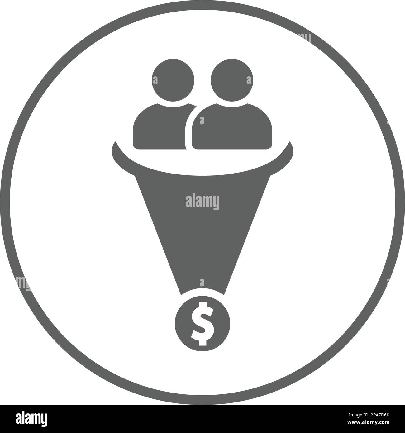 Icône d'optimisation du taux de conversion - fichier EPS vectoriel. Utilisation parfaite pour les supports d'impression, le Web, les images de stock, l'utilisation commerciale ou tout type de projet de conception. Illustration de Vecteur