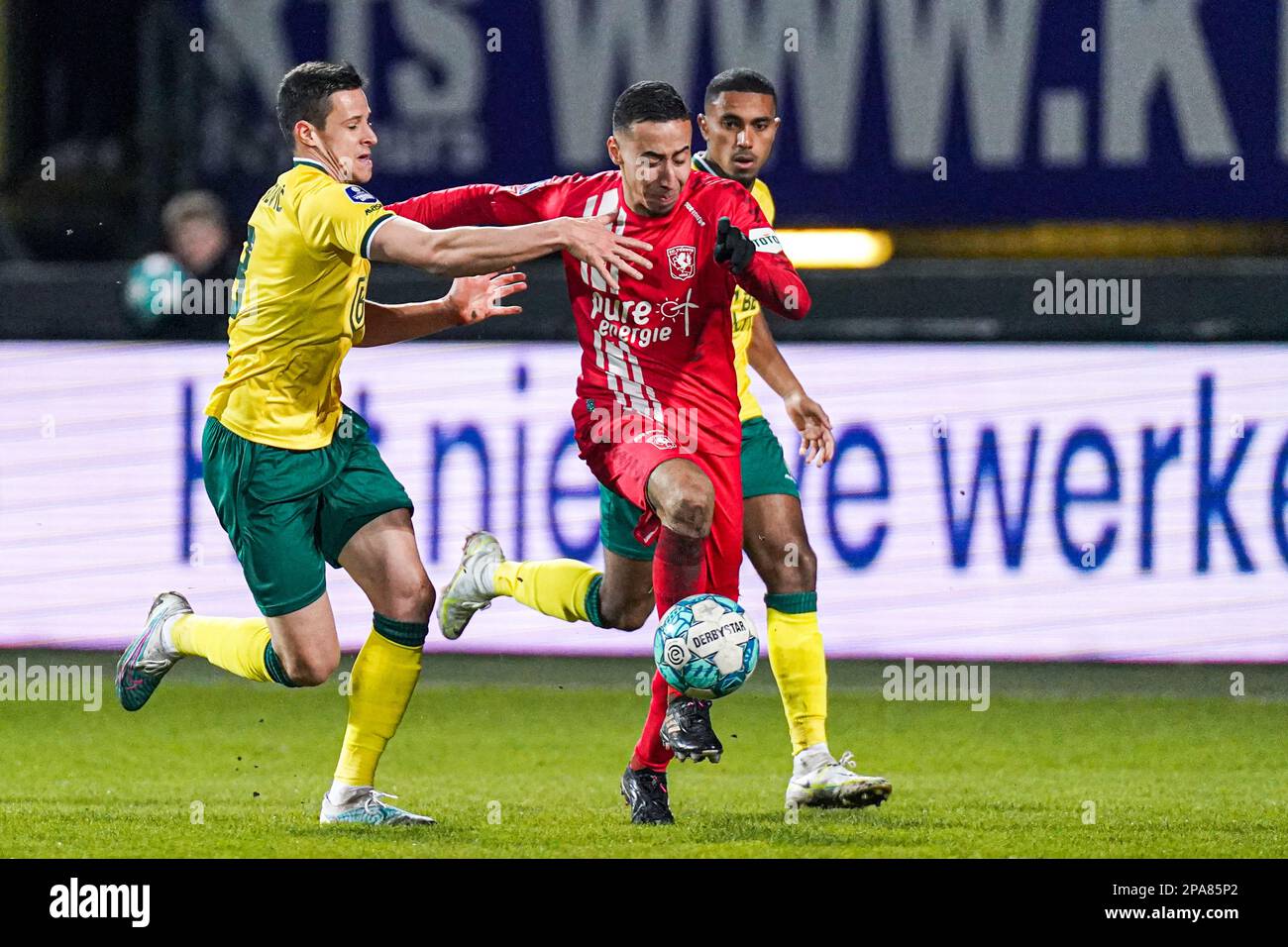 SITTARD, PAYS-BAS - MARS 11: Anass Salah Eddine du FC Twente pendant le