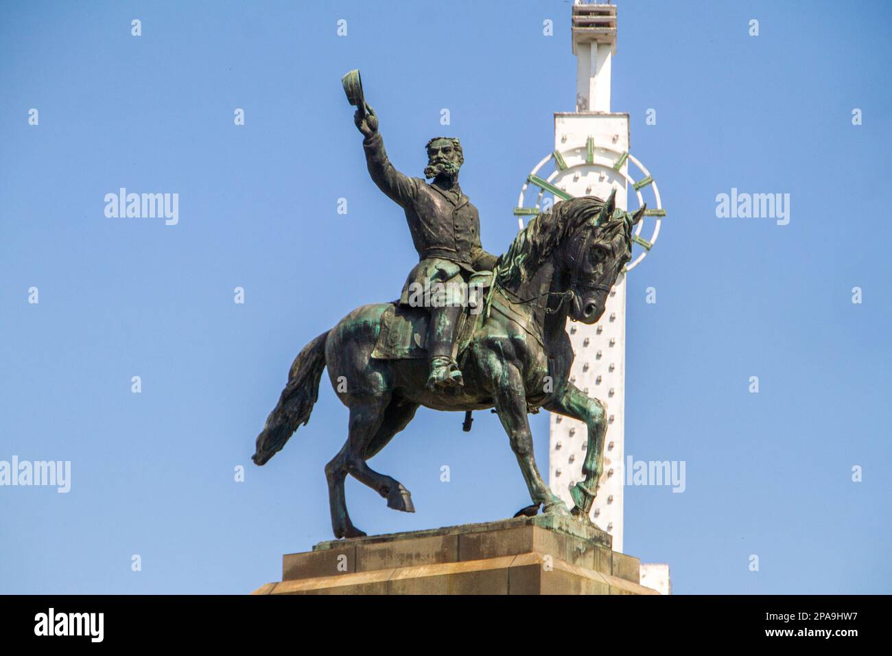 Monument au Maréchal Deodoro da Fonseca à Rio de Janeiro, Brésil - 13 novembre 2022 : Monument au Maréchal Deodoro da Fonseca situé à Rio de Jane Banque D'Images