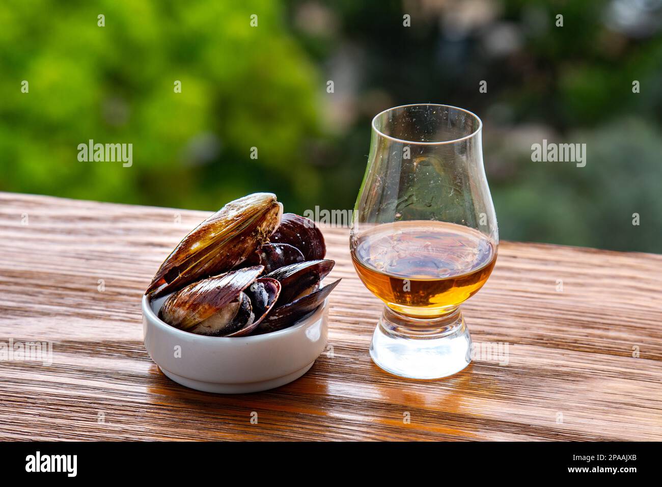 Buffalo Trace Whiskey droit bourbon Kentucky. Banque D'Images