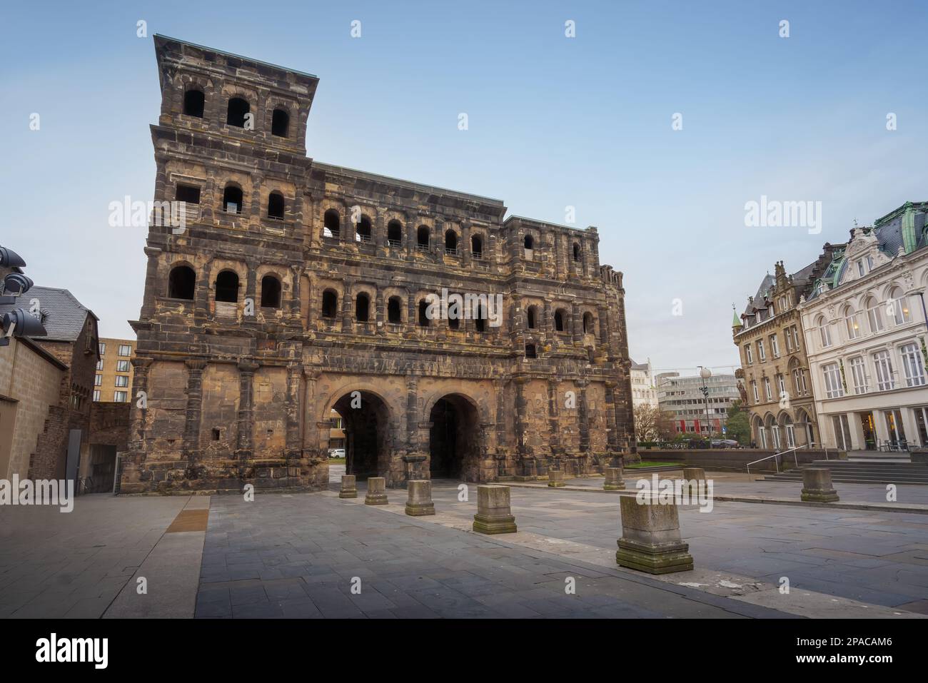 Porta Nigra - Trèves, Allemagne Banque D'Images