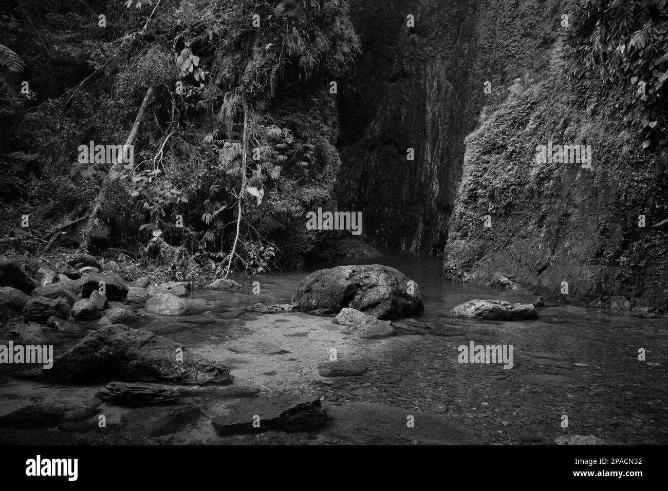 Cascade de la Golondrinas à Cuetzalan Puebla Banque D'Images
