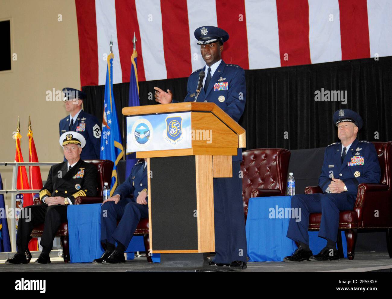 Lt. Gen. Edward A. Rice, new commander of U.S. Forces Japan, makes the ...