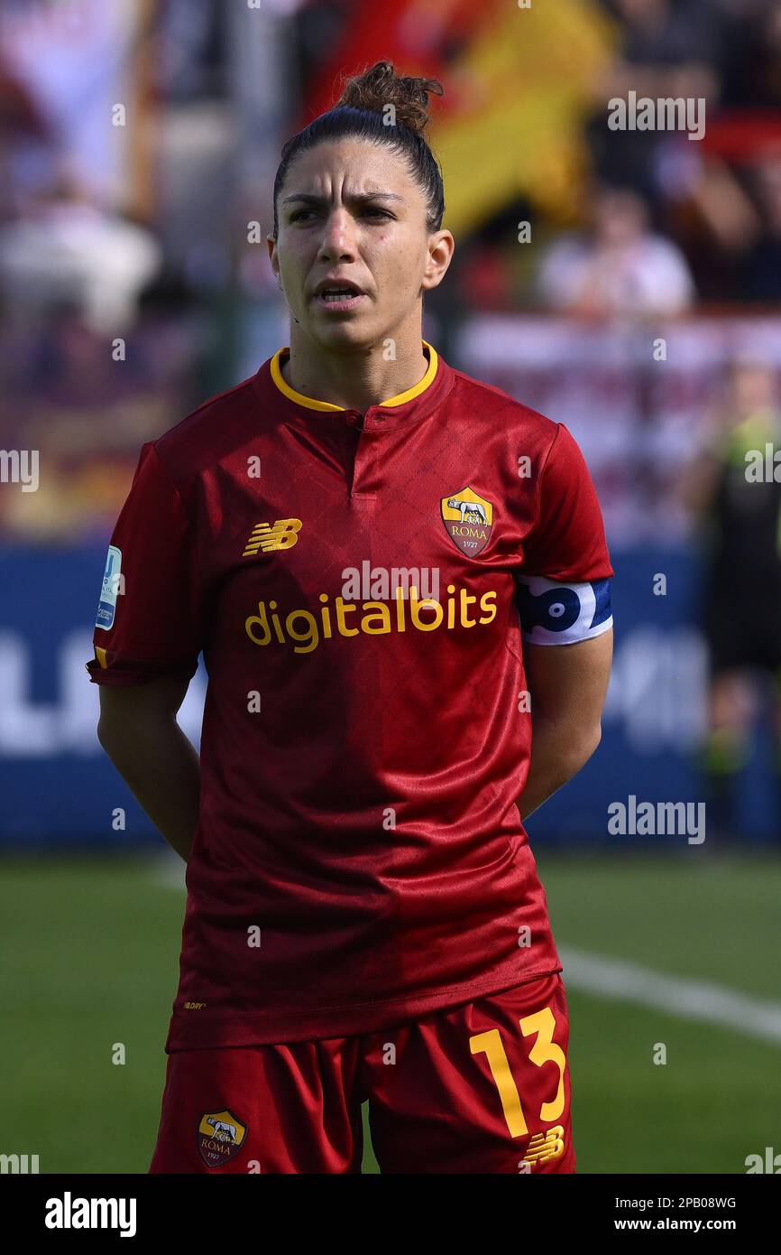 ELISA Bartoli d'AS Roma femmes pendant la demi-finale deuxième jambe de la Coppa Italia FS Italiane entre A.S. Femmes roms et A.C. Les femmes de Milan au stade Tre Fontane sur 11 mars 2023 à Rome. Crédit : Live Media Publishing Group/Alay Live News Banque D'Images