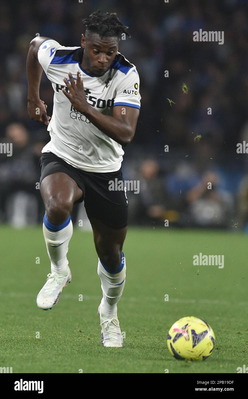 Naples, Italie. 11th mars 2023. Duvan Zapata d'Atalanta en action la série Un match entre SSC Napoli contre Atalanta BC au stade Diego Armando Maradona (photo par Agostino Gemito/LiveMedia/LiveMedia/Sipa USA) Credit: SIPA US/Alamony Live News Banque D'Images